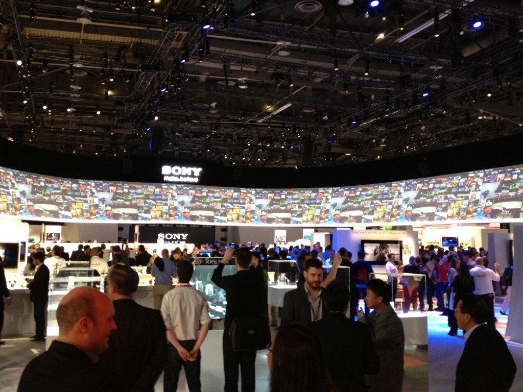Sony Booth at CES 2013