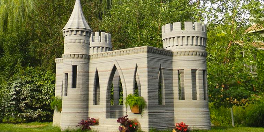 large format 3D Printed Castle