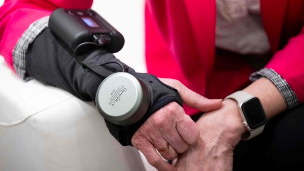 GyroGlove for individuals with Parkinson’s