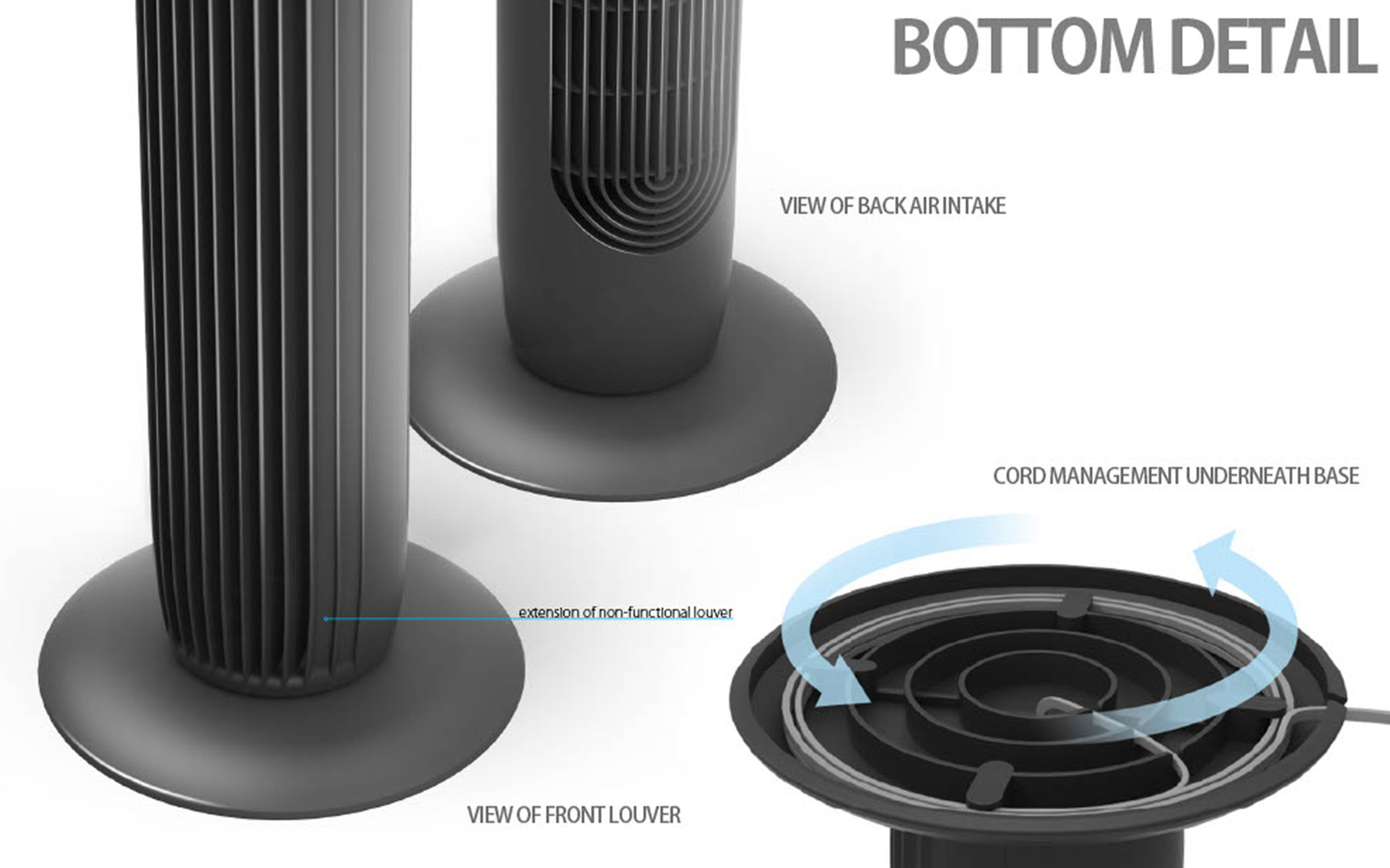 Tower Fan Design Exploration  Midea