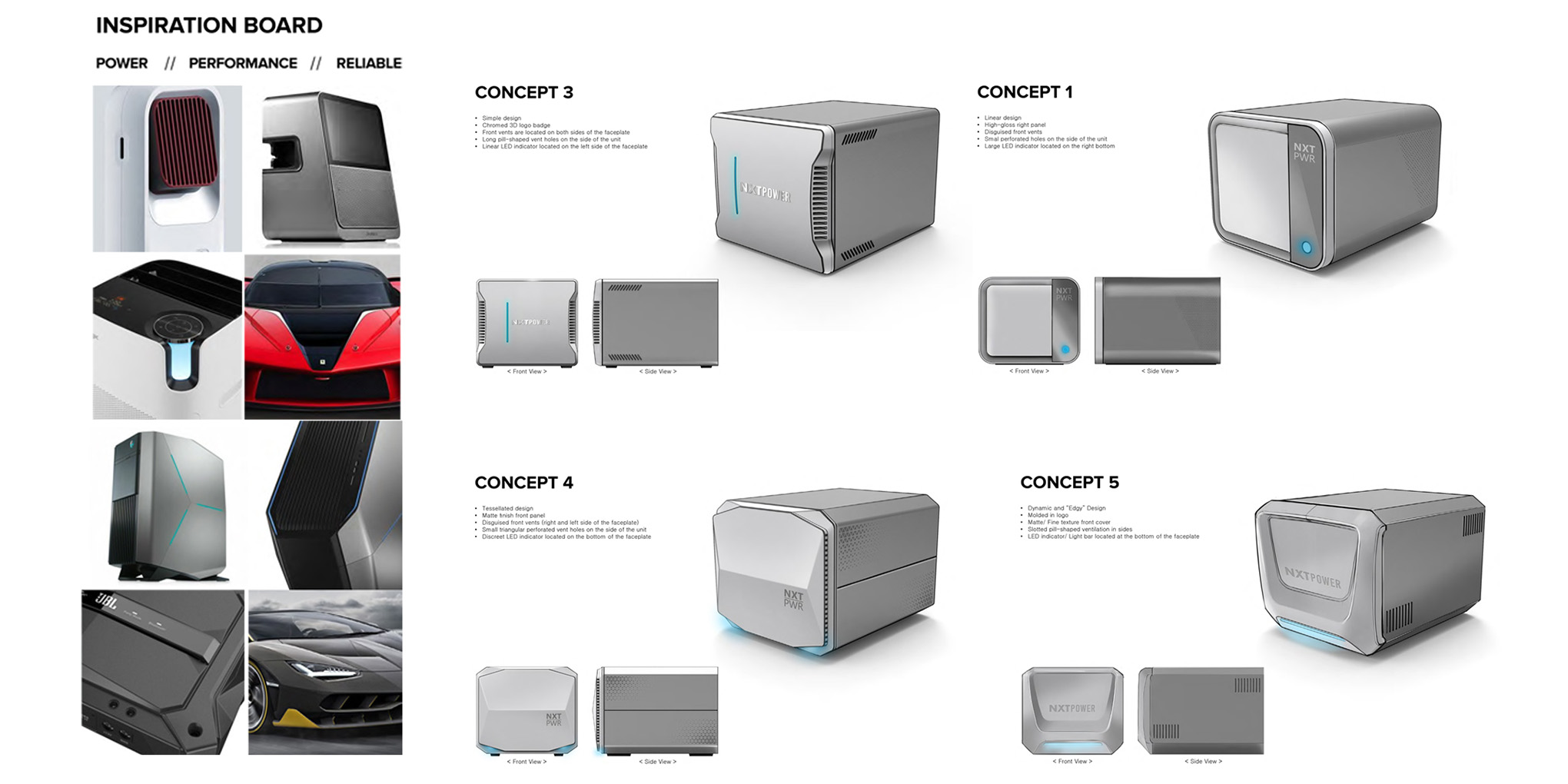Visual Brand Language Design  NXT Power