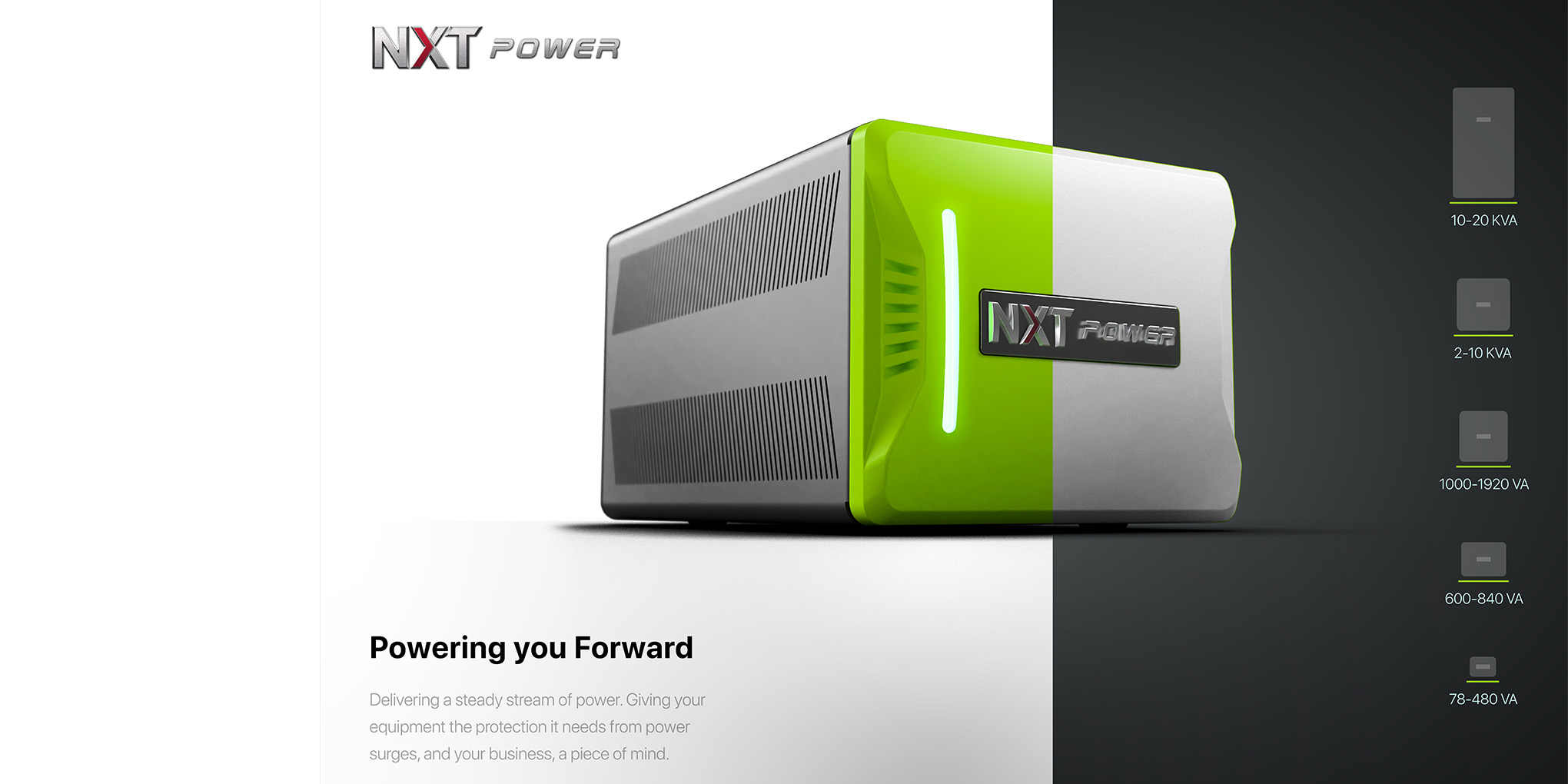 Visual Brand Language Design  NXT Power