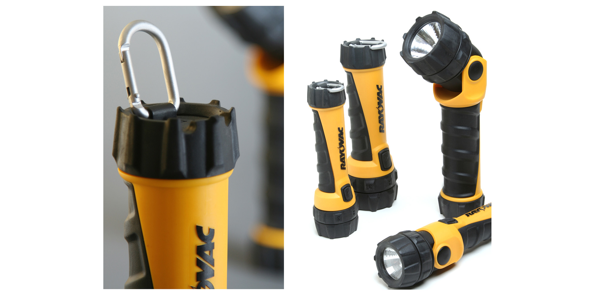 Yellow Industrial Flashlights  Rayovac