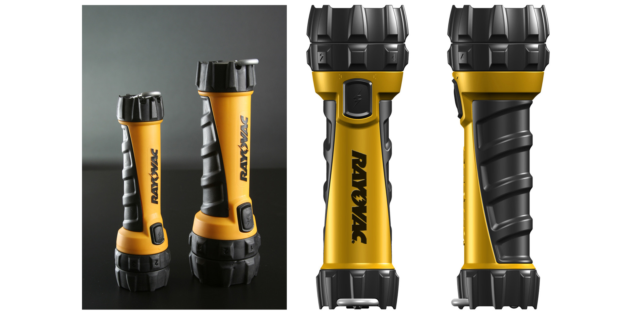 Yellow Industrial Flashlights  Rayovac